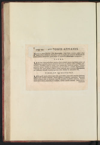 Fig. 49 'De Pomis Appianis' in De Boodts herbarium of 1640, Anselmus Boëtius de Boodt, 1640 Canvas Print