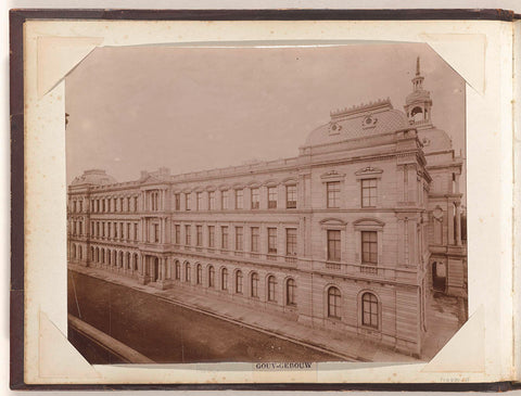 Exterior of the Government Building in Pretoria, anonymous, c. 1885 - c. 1910 Canvas Print