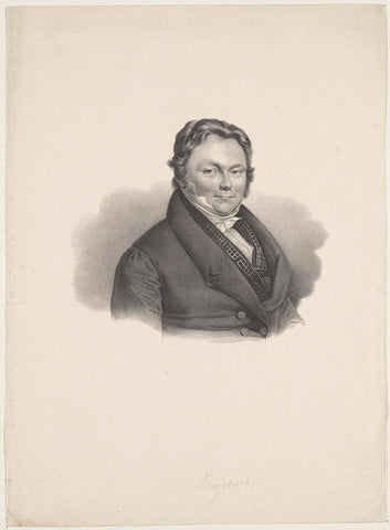 Portrait of Jöns Jacob Berzelius, anonymous, 1822 - 1845 Canvas Print