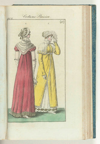 Journal des Dames et des Modes, editie Frankfurt 28 March 1808, Costume Parisien (13), anonymous, 1808 Canvas Print