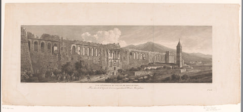 View of diocletian's palace, Desmaisons (engraver), 1802 Canvas Print