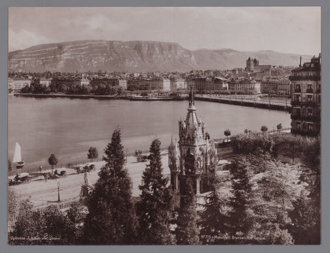 Brunswick-monument, Genève, Zwitserland, Jean-Henri Jullien, c. 1890 - c. 1915 Canvas Print