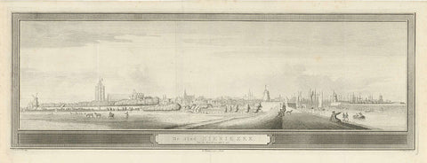 View of Zierikzee, 1743, Jan Caspar Philips, 1751 - 1760 Canvas Print