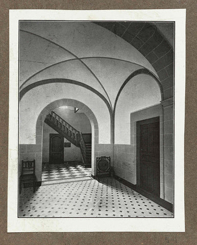 Room 351 in the Drucker extension around 1909, 1909 - 1915 Canvas Print