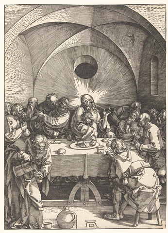 Last Supper, Albrecht Dürer, 1510 Canvas Print