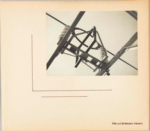 Transformer to electra wires, Wouter Cool (attributed to), 1936 Canvas Print