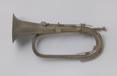 Keyed bugle, anonymous, 1830 - 1849 Canvas Print