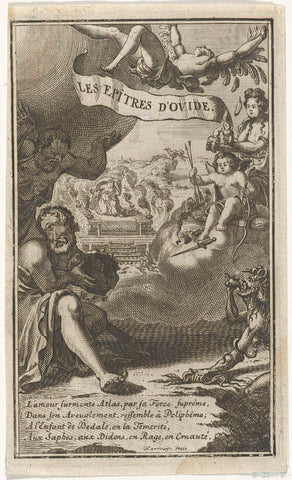 Mythological figures, Jacobus Harrewijn, 1702 Canvas Print