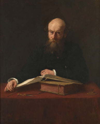 Portrait of Dr. P.J.H. Cuypers (1827-1921), Thérèse Schwartze, 1885 - 1918 Canvas Print