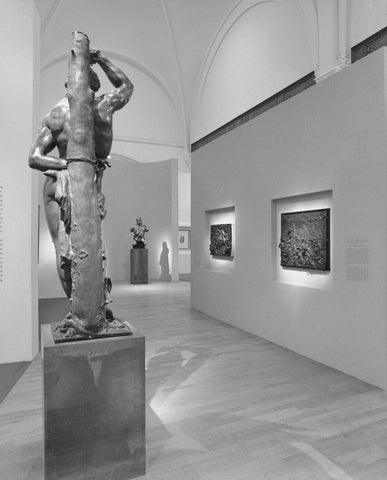 Room with sculptures, c. 1998 - c. 1999 Canvas Print