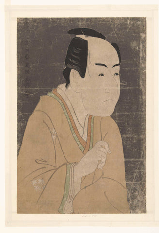 Busteportret van Ichikawa Monnosuke II., Toshusai Sharaku, 1794 Canvas Print