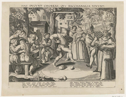 Eierdans, anonymous, 1626 - 1676 Canvas Print