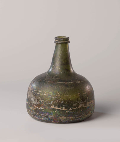 Bottle with spherical body, anonymous, c. 1725 Canvas Print