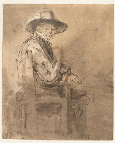 Seated Syndic: Jacob van Loon, Rembrandt van Rijn, c. 1661 - c. 1662 Canvas Print