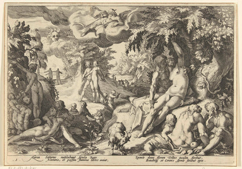 Golden Age, Hendrick Goltzius (workshop or), 1589 Canvas Print