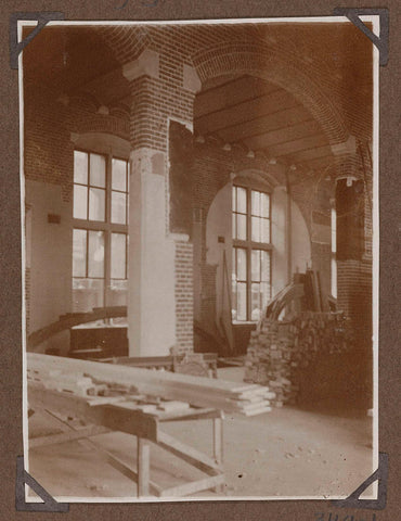 Rooms 150-156 under renovation, 1929 Canvas Print