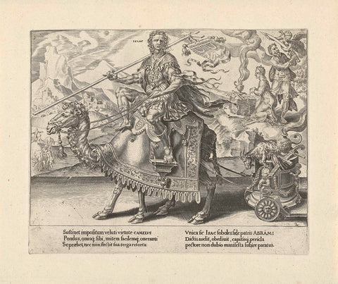 Triumph of Isaac, Dirck Volckertsz. Coornhert, 1638 Canvas Print