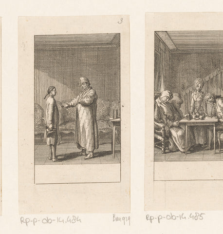 Dwaasheid van april, Daniel Nikolaus Chodowiecki, 1782 Canvas Print