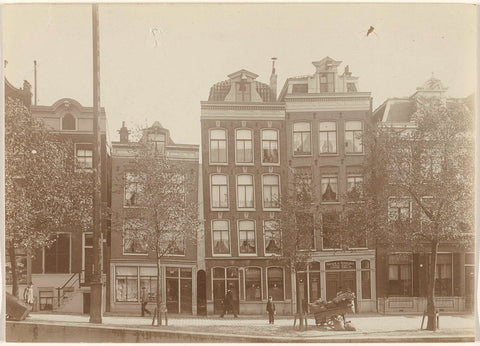 View of the Prinsengracht in Amsterdam, anonymous, 1880 - 1920 Canvas Print