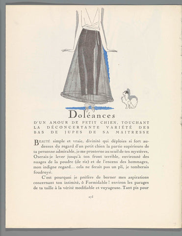 Gazette du Bon Ton, 1921 - No. 9, p. 273: Doléances (...), Zyg-Brunner, 1921 Canvas Print