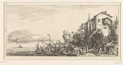 Haven, Jacques Callot, 1628-1635 Canvas Print