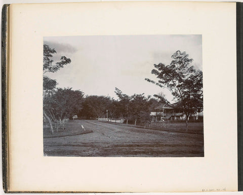 View of Sennah Allee, Tandjong Poera, Sumatra (Sennah Allee Tandjong Poera), Carl J. Kleingrothe, c. 1885 - 1900 Canvas Print