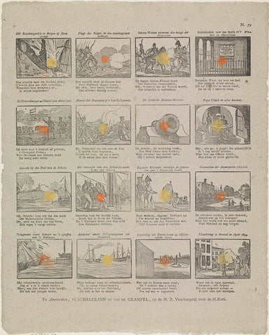 Belgian Revolution, Schalekamp & Van de Grampel, 1822 - 1849 Canvas Print