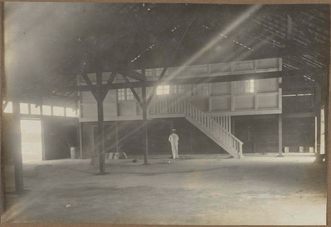 Interior wooden business premises, anonymous, 1914 - 1919 Canvas Print