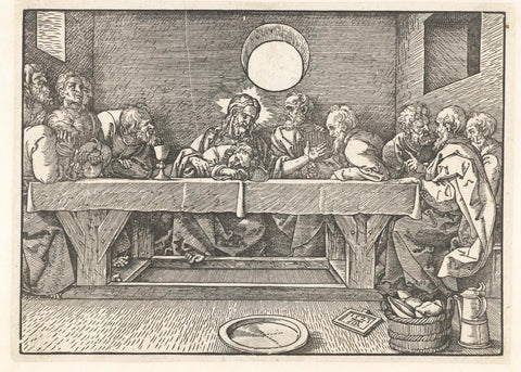 Last Supper, Albrecht Dürer, 1523 Canvas Print