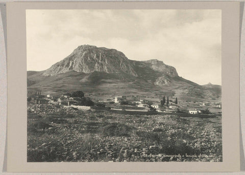 View of Corinth, Akrokórinthos and Temple of Athens, anonymous, c. 1895 - c. 1915 Canvas Print