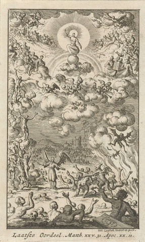 Last Judgement, Jan Luyken, 1681 Canvas Print