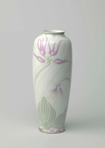 Vase with multicolored décor, Fabriek Gérard et Duffraisseix, c. 1900 Canvas Print