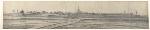 View of Doetinchem, 1672, frères Moreau, 1900 - 1903 Canvas Print