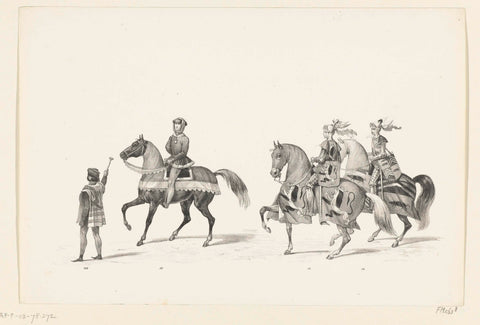 Parade nos 52-54, anonymous, 1840 Canvas Print