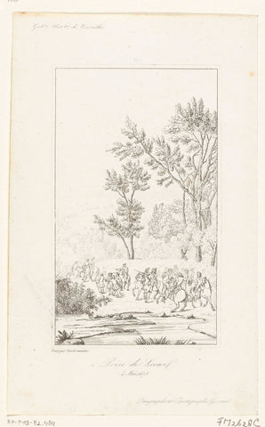 Capture of Zoutleeuw, 1678, anonymous, 1835 - 1840 Canvas Print