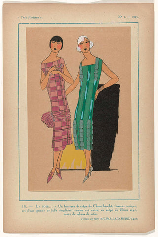 Very Parisian. Fashion, chic, elegance, G-P. Joumard, 1925 Canvas Print