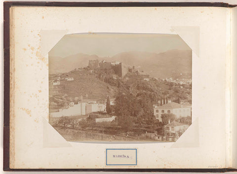 View of a fortress on Madeira, anonymous, c. 1885 - c. 1910 Canvas Print