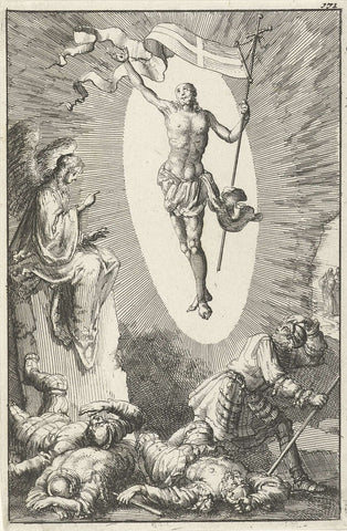 Resurrection of Christ, Jan Luyken, 1684 Canvas Print