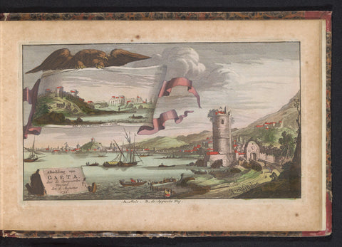 View of Gaeta, 1734, anonymous, 1735 Canvas Print