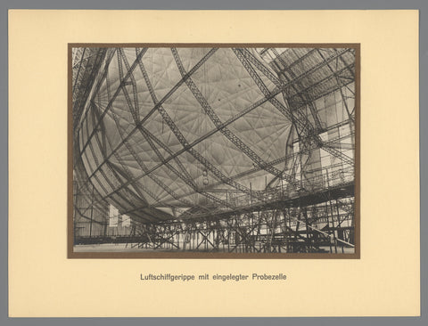 Skeleton of de zeppelin, anonymous, 1924 Canvas Print