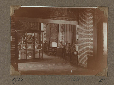 Room 163-164 with arrangement of arts and crafts in 1926, 1926 Canvas Print