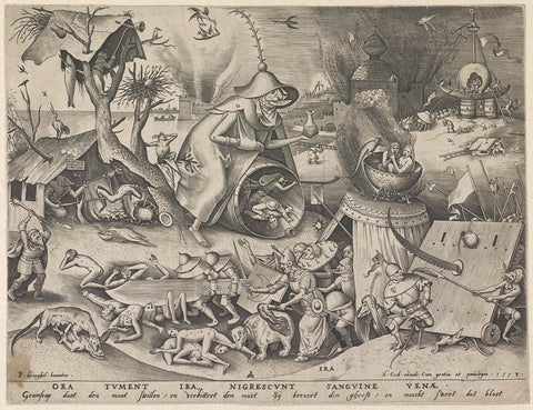 Toorn, Pieter van der Heyden, 1558 Canvas Print