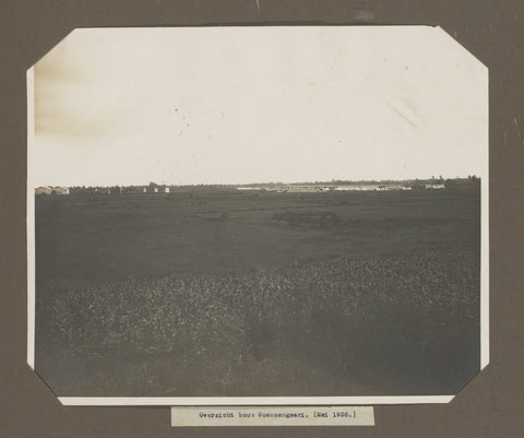 Overview construction Goenoengsari. (May 1926.), anonymous, 1926 Canvas Print