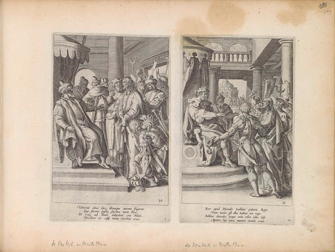 Christ for Pilate, Antonie Wierix (II), 1643 Canvas Print