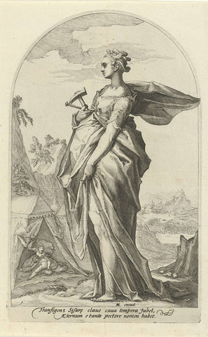 Jaël, Jacob Matham (attributed to), 1585 - 1589 Canvas Print