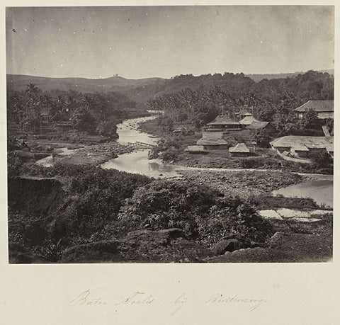 Batoe Toelis at Buitenzorg, Woodbury & Page, 1863 - 1869 Canvas Print