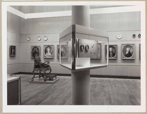 Room over the stadholder's court with miniatures in a triangular display case, 1971 Canvas Print