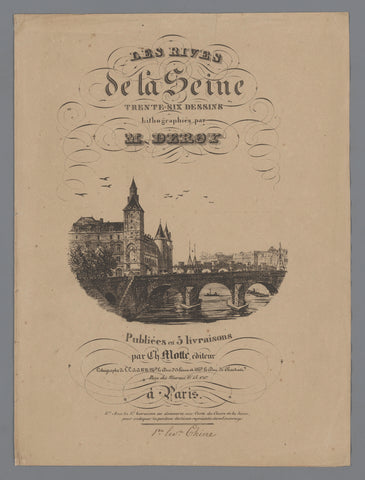 Cover for: Faces on the banks of the Seine I, Isodore-Laurent Deroy, 1829 - 1831 Canvas Print