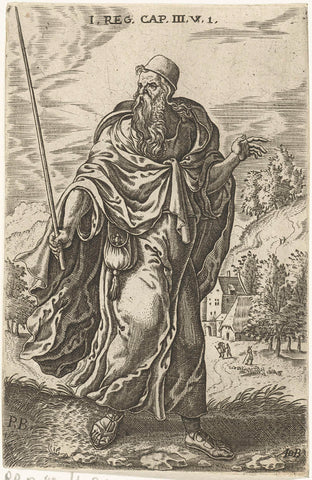 Prophet Samuel, Abraham de Bruyn, 1550 - 1587 Canvas Print