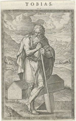 Tobias, Johann Sadeler (I), 1577 Canvas Print